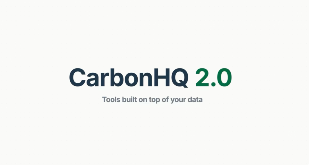 CarbonHQ 2.0 is coming